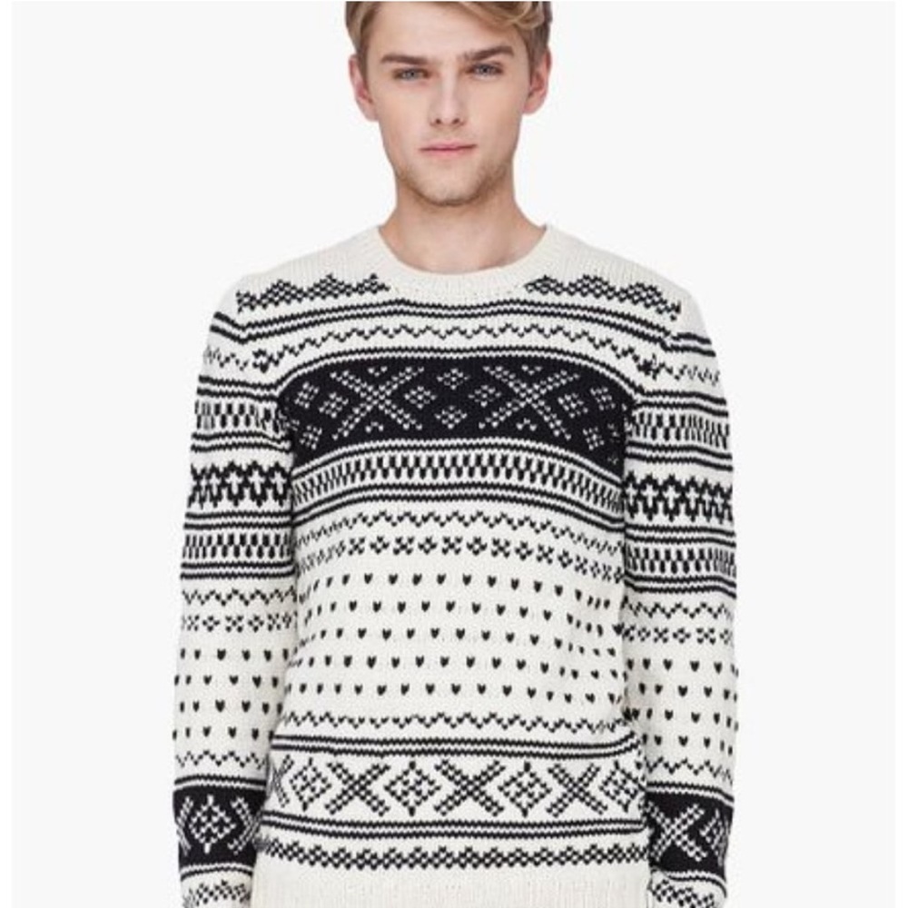 Yigal Azrouel Nordic knit wool sweater